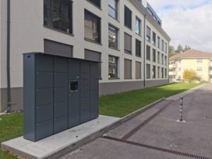 Boîte à colis connectée Giziaux à Epalinges en Suisse